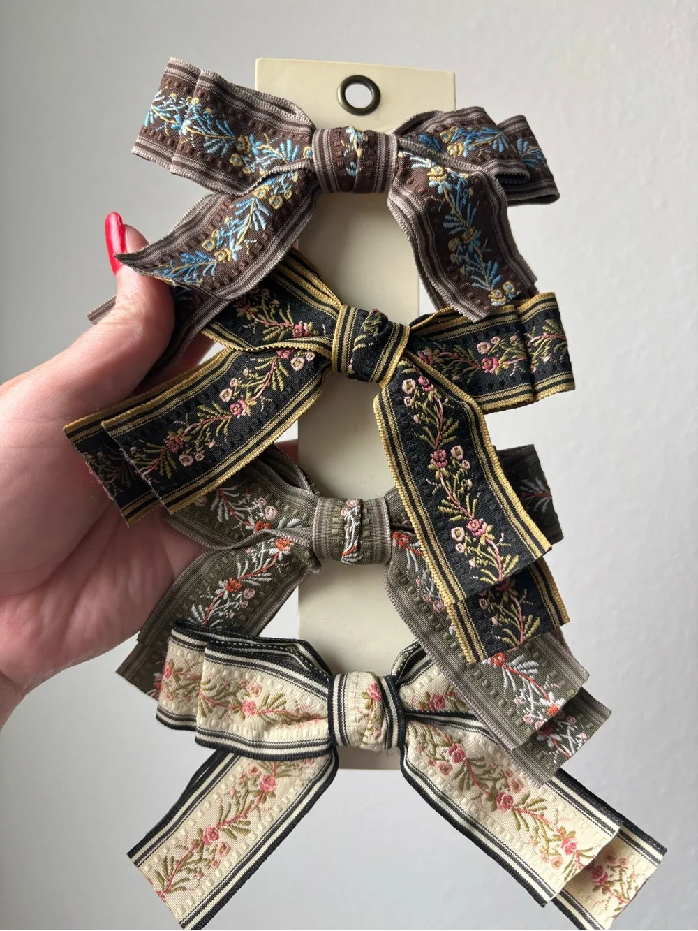 Anthropologie Hair Bow Clips